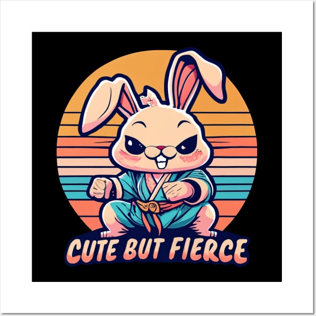 Cute But Fierce Rabbit/Bunny! Wall Art by SocietyTwentyThree